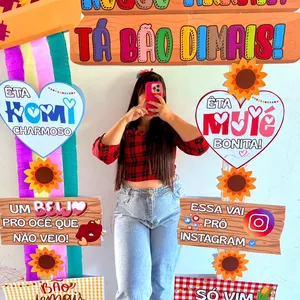 Imagem de capa para o Ebook Decoração Espelho Festa Junina