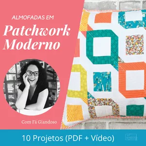 Curso Almofadas em Patchwork Moderno