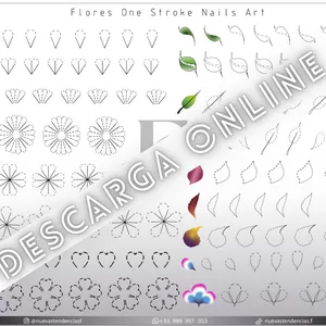 Imagen de portada para Ebook Plantilla de Flores One Stroke