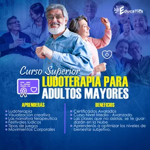 Imagen de portada para Curso online Ludoterapia para Adultos Mayores