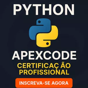 Imagem do curso Python ApexCode – Certificação Profissional 