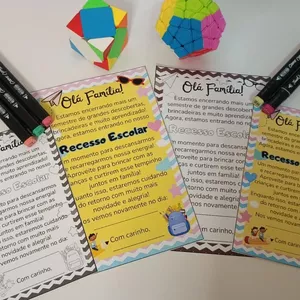 Imagem de capa para o Curso online Cartão de recesso escolar 