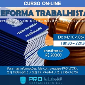 Imagem de capa para o Serviço online REFORMA TRABALHISTA NA PRÁTICA