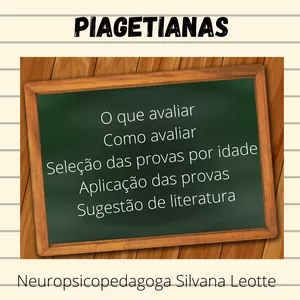 Imagem de capa para o Ebook Provas Operatórias Piagetianas para Psicopedagogos(as)