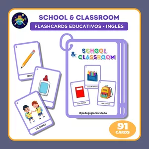 Imagem de capa para o Ebook EducaCards - School &amp; Classroom