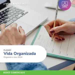 Imagem de capa para o Curso online Planner #VidaOrganizada 2024