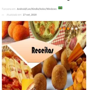 Imagem de capa para o Ebook Receitas Doces e Salgados- Melhor Sabor 