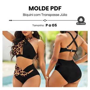 Imagem de capa para o Ebook MOLDE BIQUÍNI COM TRANSPASSE JÚLIA
