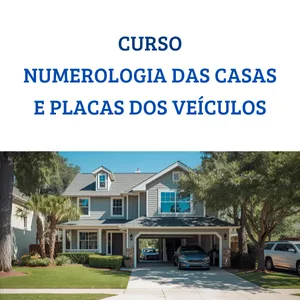 Imagem de capa para o Curso online Numerologia das Casas e Placas dos Veículos