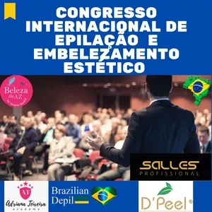 Imagem de capa para o Evento online Participação ao Vivo Ao Congresso Internacional de Epilação e Embelezamento Estético