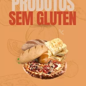 Imagem de capa para o Ebook Delícias Sem Glúten: Receitas Irresistíveis de Pães e Pizzas  para Saborear Sem Restrições