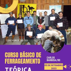 Imagem de capa para o Evento presencial CURSO BÁSICO DE FERRAGEAMENTO