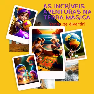 Imagem de capa para o Ebook As Incríveis Aventuras na Terra Mágica