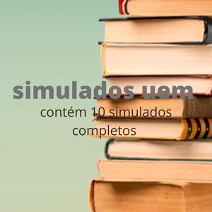 Imagem de capa para o Ebook Simulados UEM 
