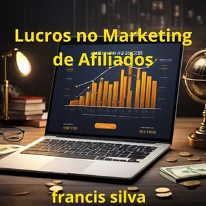 Imagem de capa para o Ebook Lucros em Marketing de Afiliados