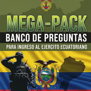 Imagen de portada para Ebook MEGA-PACK BANCO DE PREGUNTAS PARA INGRESO AL EJERCITO 