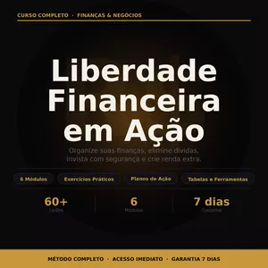 Imagem do curso Liberdade Financeira em Ação — Método Completo