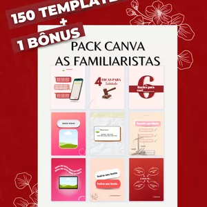 Imagem de capa para o Curso online PACK CANVA AS FAMILIARISTAS