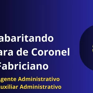 Imagem do curso Gabaritando Câmara de Coronel Fabriciano - Agente Administrativo | Auxiliar Administrativo