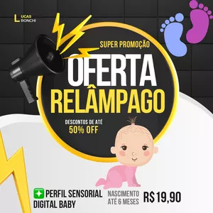 Imagem de capa para o Ebook Perfil Sensorial Digital BABY (Nascimento até 6 meses)