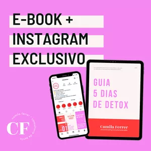 Imagem de capa para o Ebook Guia 5 dias de detox