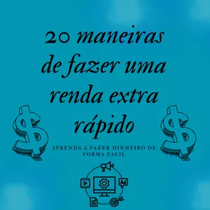 Imagem de capa para o Ebook 20 maneiras facil de fazer uma renda extra