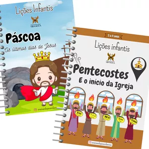 Imagem de capa para o Ebook Combo Páscoa + Pentecostes 