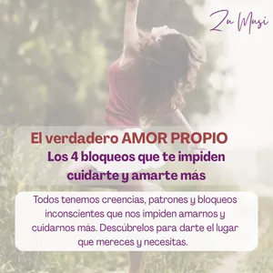 Imagen de portada para Curso online El verdadero AMOR PROPIO: Los 4 bloqueos te impiden amarte y cuidarte más