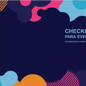 Imagem de capa para o Ebook CheckList para eventos 
