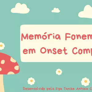 Imagem de capa para o Curso online Memória Fonema /l/ em onset complexo