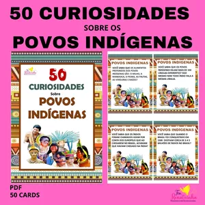 Imagem de capa para o Ebook 50 Curiosidades sobre os Povos Indígenas 