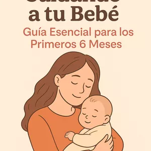 Imagen de portada para Ebook Cuidando a tu Bebé: Guía Esencial para los Primeros 6 Meses
