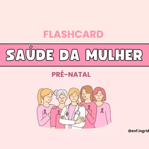 Imagem de capa para o Curso online FlashCards Saúde da Mulher: Pré-Natal