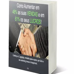 Imagem de capa para o Ebook Como Aumentar em 46% suas Vendas e em 61% seus Lucros