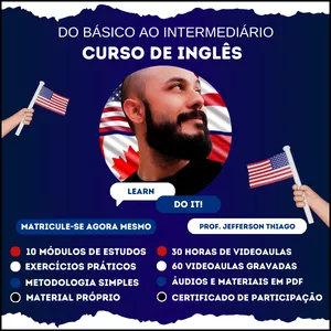 Imagem de Curso de Inglês: Saindo do Zero criado por Jefferson Thiago Moreira na hotmart