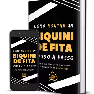 Imagem de capa para o Ebook Guia definitivo - Como montar um biquini de fita passo a passo