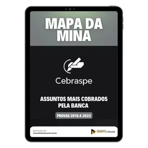 Imagem de capa para o Ebook Mapa da Mina CEBRASPE/CESPE