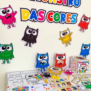 Imagem de capa para o Ebook Kit Sequência Didática - O Monstro das Cores