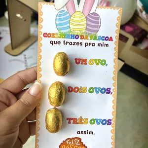 Imagem de capa para o Ebook Cartão Lembrancinha Páscoa 