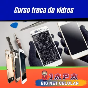 Imagem de Curso Troca de Vidros criado por Japa big net celular  na hotmart
