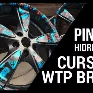 Imagem de capa para o Curso online Pintura Hidrográfica Para Iniciantes (WTP)