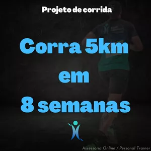 Imagem de capa para o Ebook CORRA 5KM EM 8 SEMANAS.