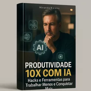 Imagem de capa para o Ebook Produtividade 10X com IA