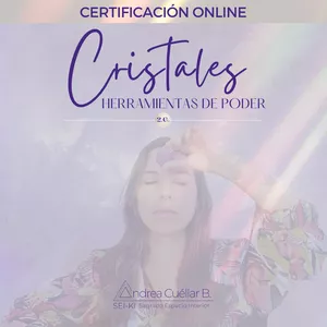 Imagen de portada para Curso online Certificación: Cristales, herramientas de poder | 2.G.