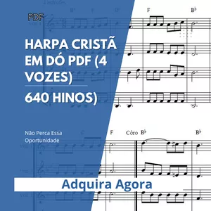 Imagem do curso Harpa Cristã em Dó PDF (4 vozes - 640 hinos)
