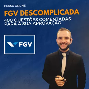 Imagem de capa para o Curso online 400 Questões comentadas da banca FGV
