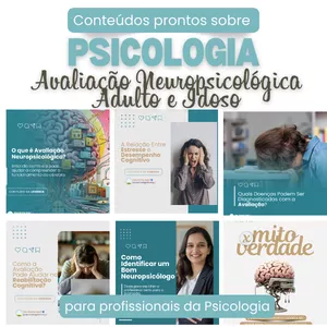 Imagem de capa para o Curso online Avaliação Neuropsicológica Adulto e Idoso
