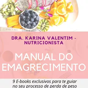 Imagem principal do produto MANUAL DO EMAGRECIMENTO - 9 E books para te ajudar na perda de peso