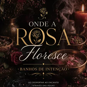 Imagem de capa para o Ebook Onde a Rosa Floresce Banhos de intenção Do despertar ao encanto através das águas