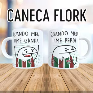 Imagem de capa para o Curso online Arquivo digital - Caneca flork "Quando meu time ganha, quando meu time perde" FLUMINENSE 